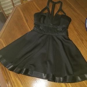 Bebe black swing dress.